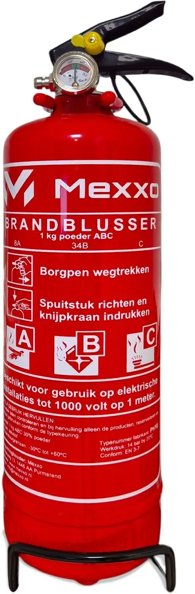 Mexxo brandblusser 1kg