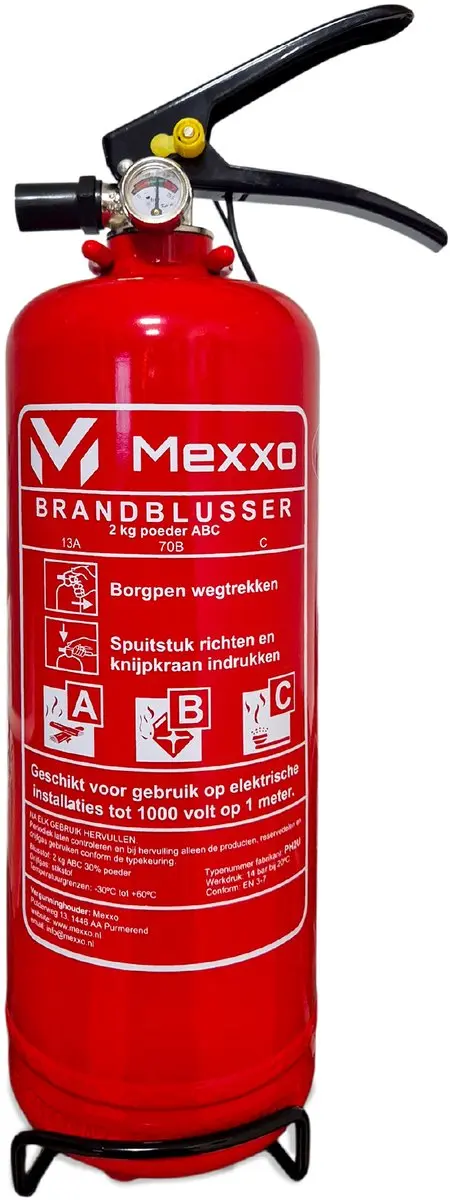 Brandblusser 2 kg ABC