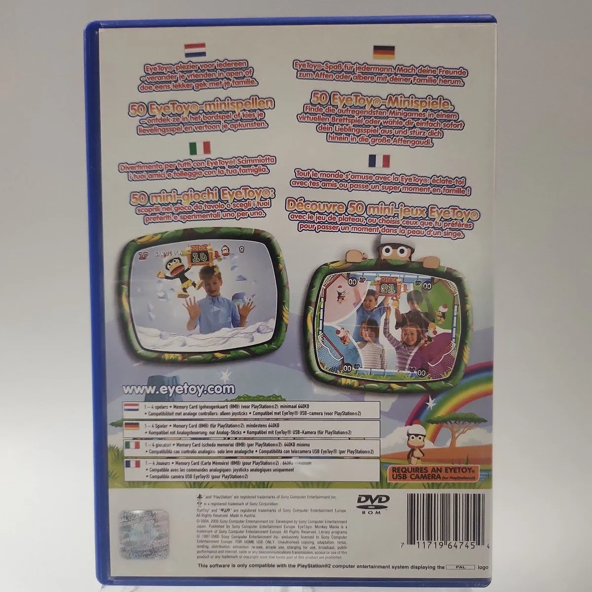 Sony PlayStation Eye Toy Monkey Mania - 4 Spelers