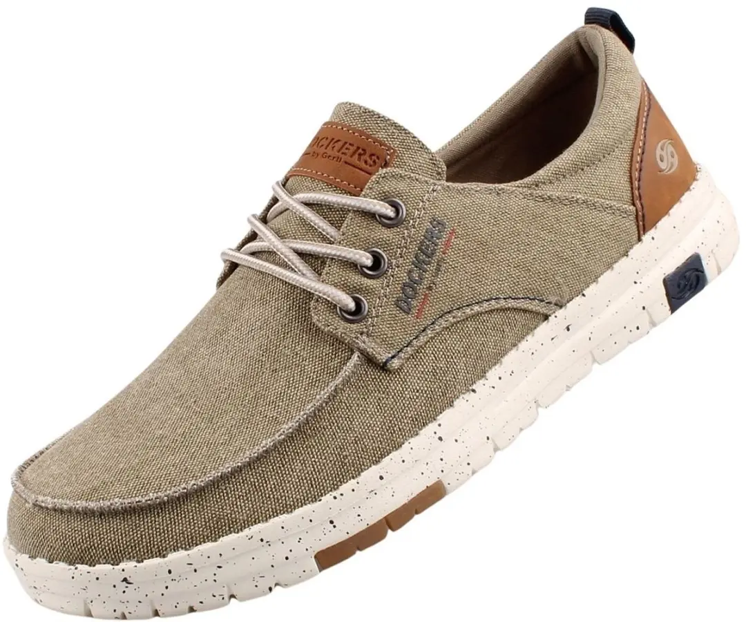 Dockers by Gerli heren veterschoenen groen
