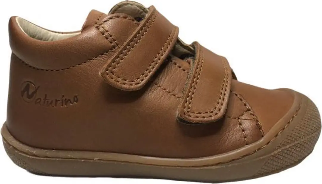 Naturino Cocoon VL Nappa Slides - Cognac - Maat 19