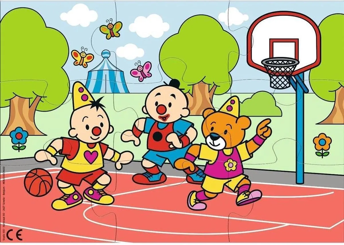 Studio 100 Legpuzzel Bumba Basketbal 32x22cm