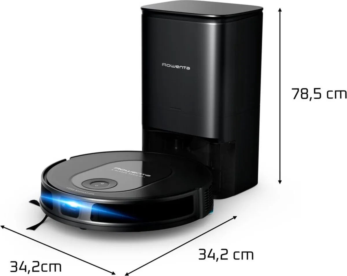 Rowenta X-Plorer Serie 65+ RR8L85 Robotstofzuiger - Dweilfunctie - 500 Airwatts - Zwart
