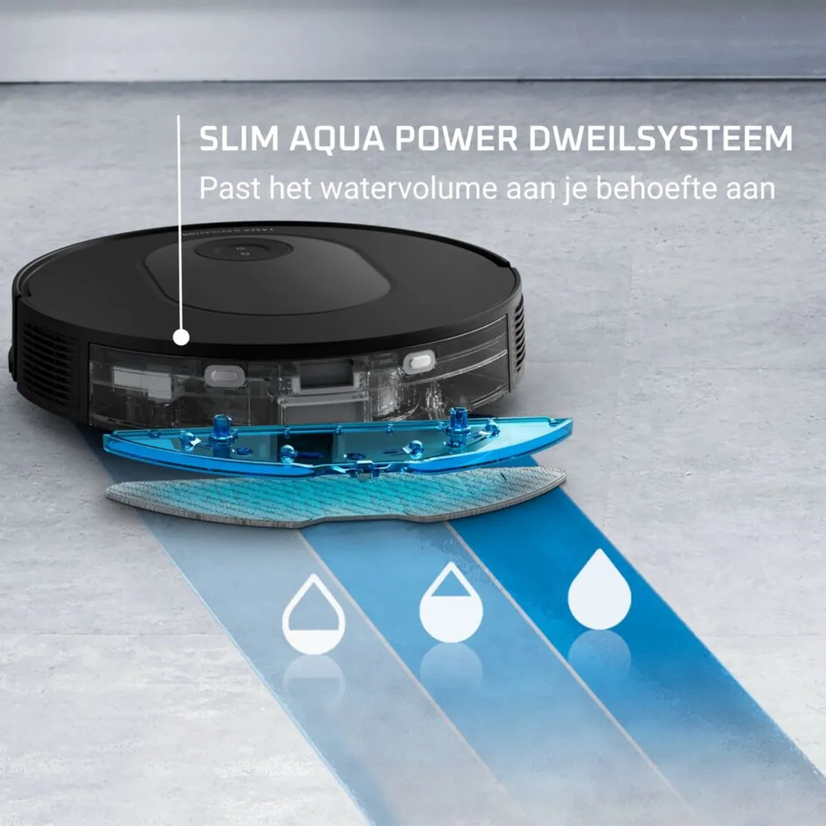 Rowenta X-Plorer Serie 65+ RR8L85 Robotstofzuiger - Dweilfunctie - 500 Airwatts - Zwart