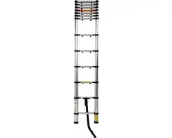 AWTOOLS AW23100 Telescoopladder 3,8m - 13 treden
