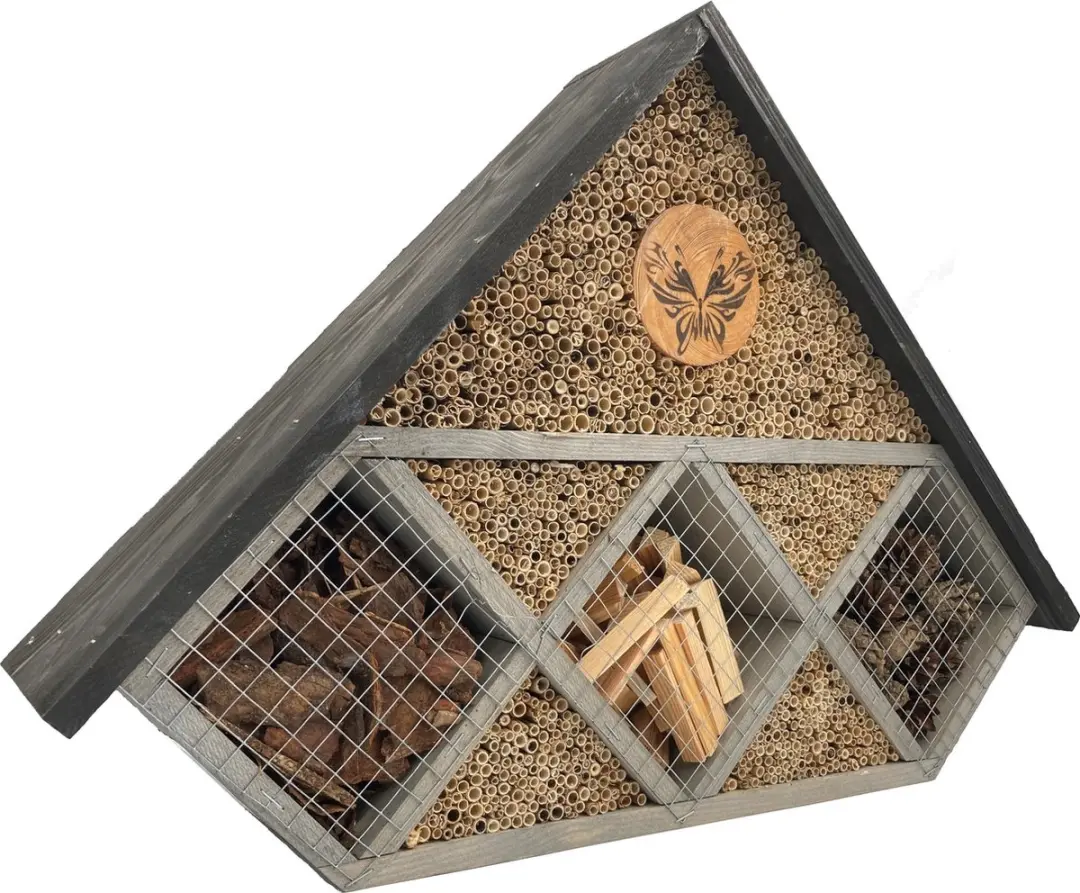 GARDEN SPIRIT Bijenhotel 56 x 12 x 31 cm Insectenhotel