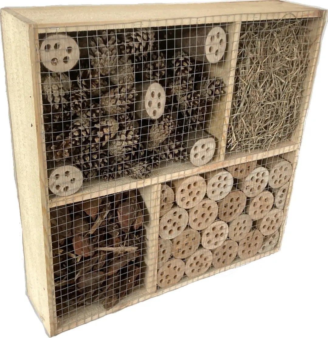 GARDEN SPIRIT Insectenhotel rechthoek 50 x 12 x 48 cm