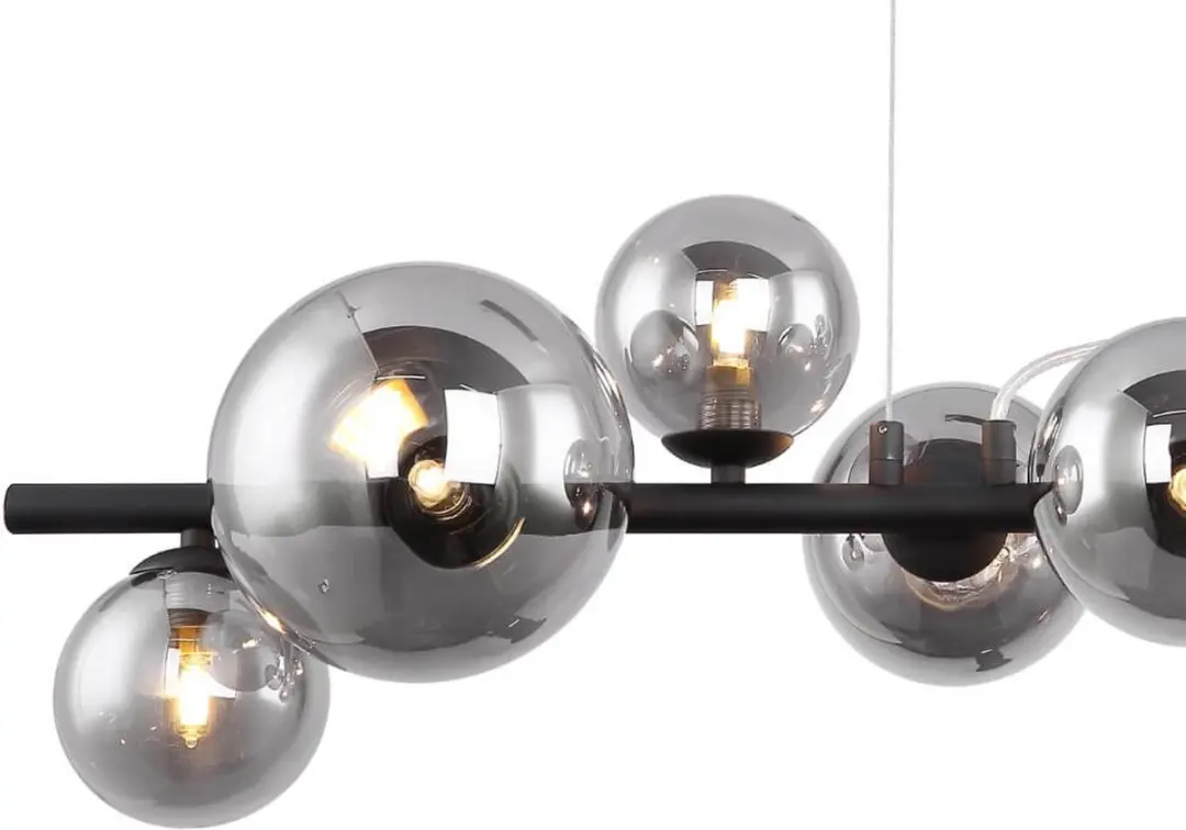 Globo Riha Hanglamp 9x G9 - Zwart