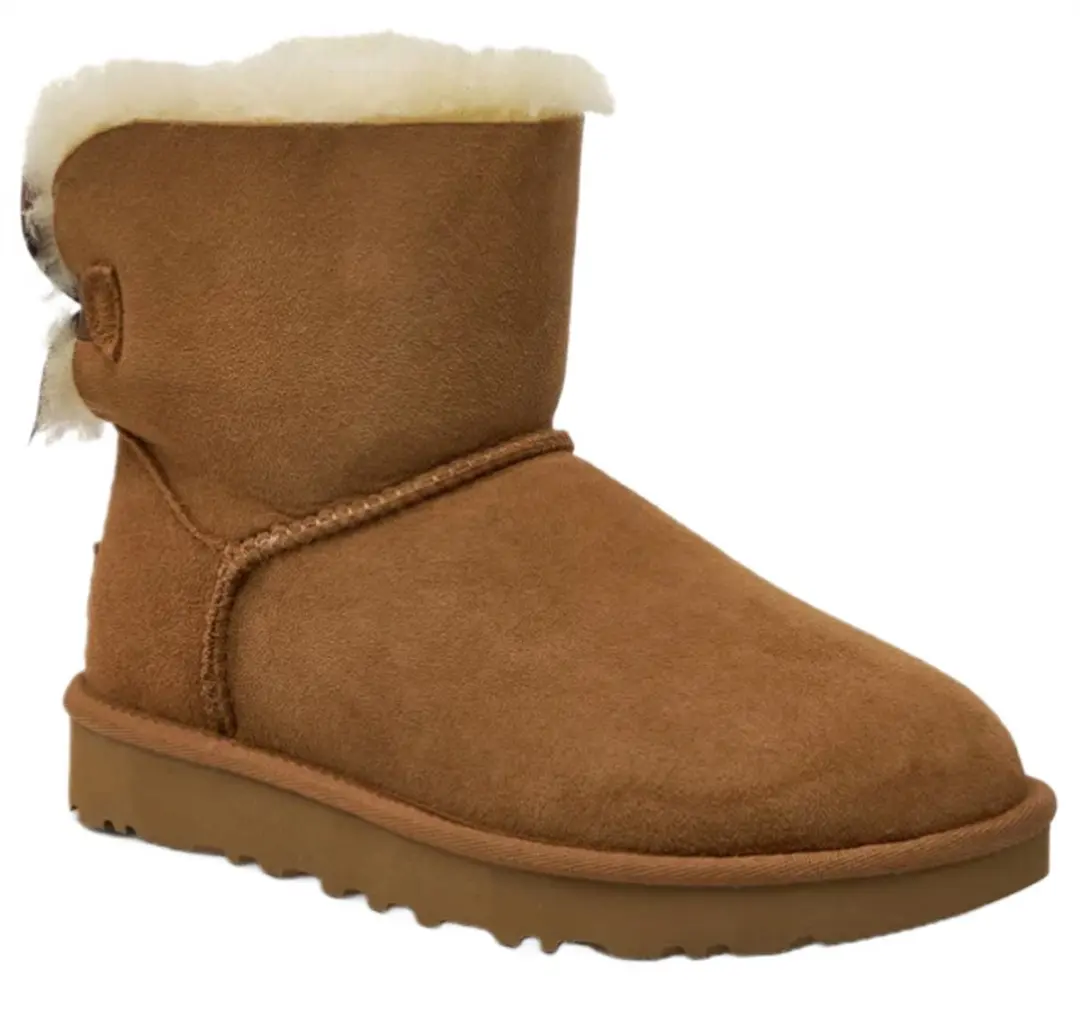 UGG Mini Bailey Bow II Dames Laarzen - Chestnut 39