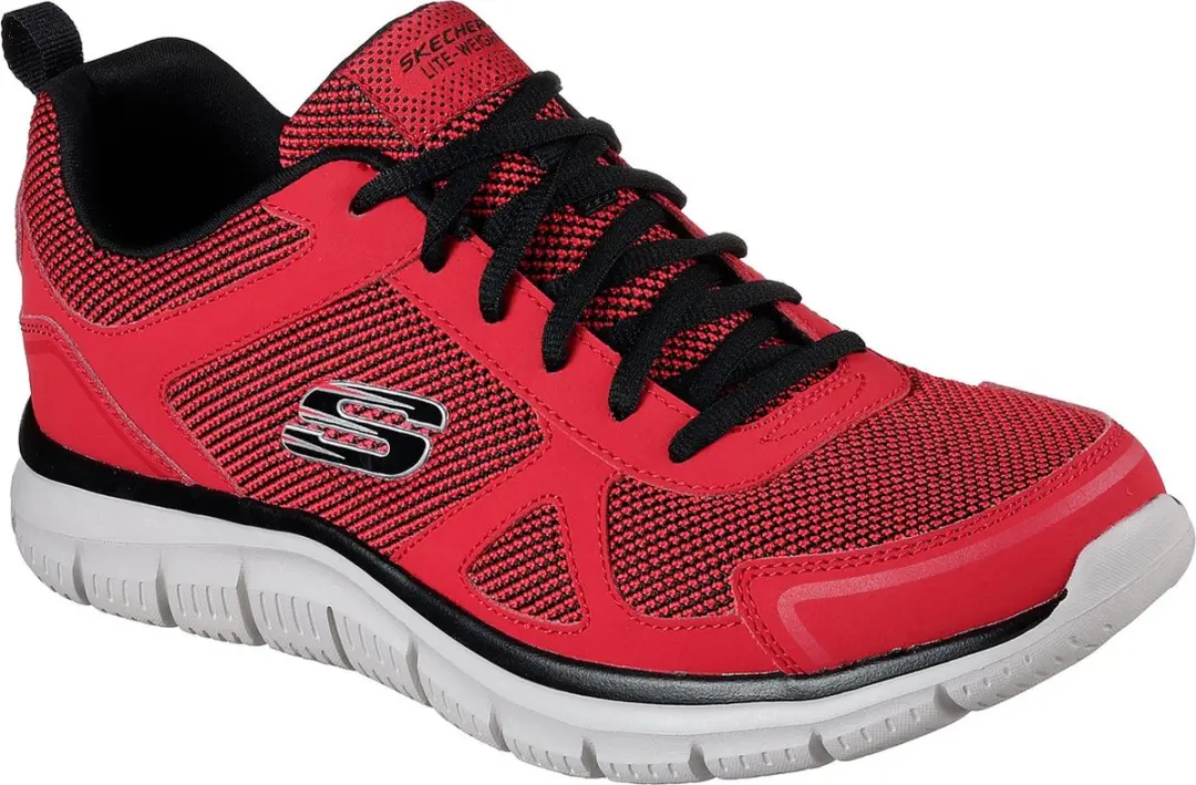 Skechers Sport Track Bucolo Sneakers 52630-RDBK - Rood - afbeelding 2 van 6