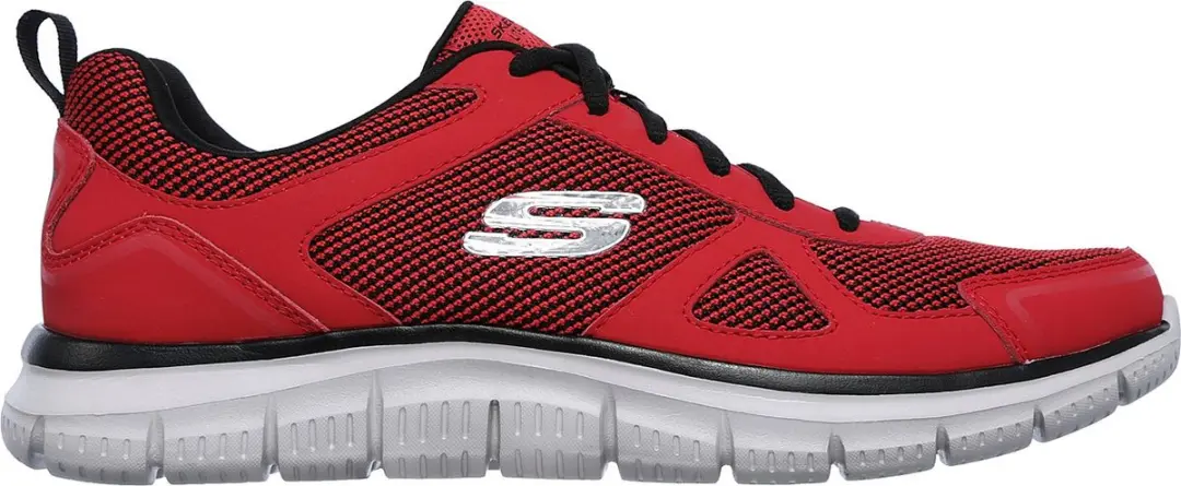 Skechers Sport Track Bucolo Sneakers 52630-RDBK - Rood - afbeelding 3 van 6