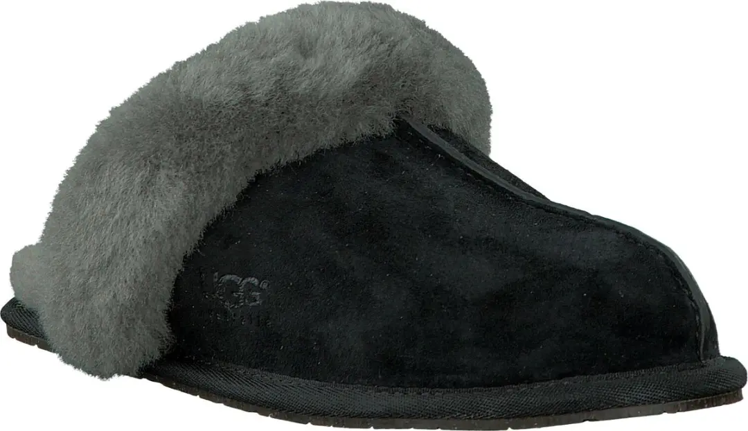 UGG W Scuffette II Dames Sloffen - Maat 41 - Zwart/Grijs
