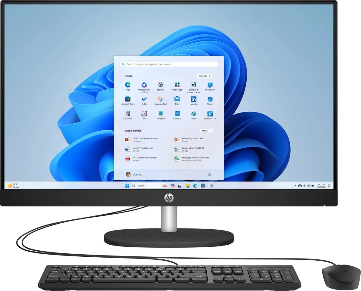 HP 27-cr2672nd All-in-One PC - 27" FHD - Zwart