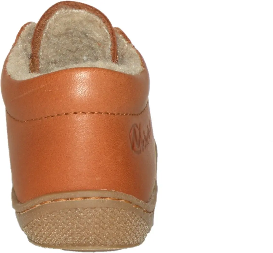 Naturino Cocoon Wool Lederen Veterschoenen 21 - Cognac