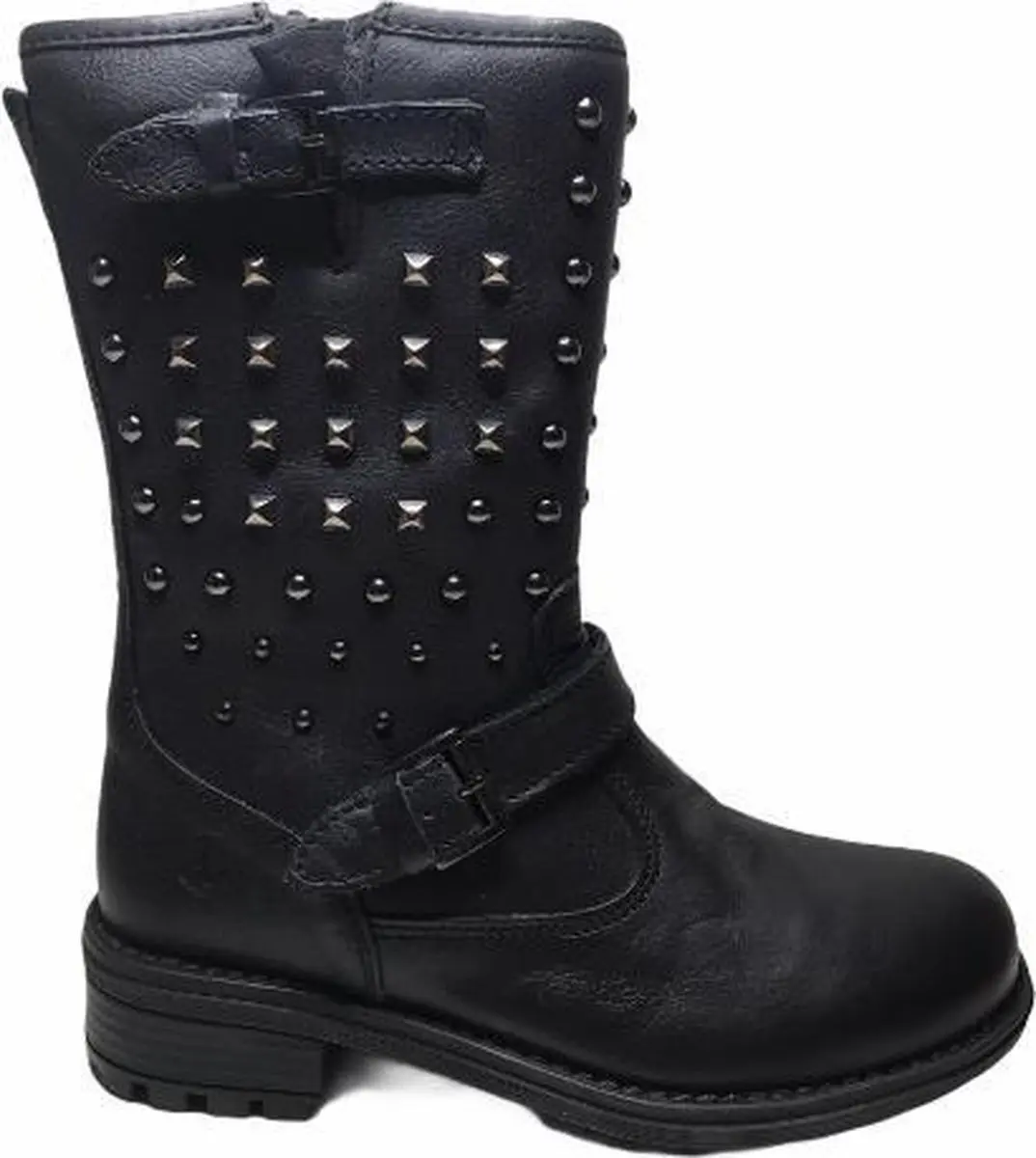 Naturino rits studs stoere bikerlaars 4799 zwart mt 30