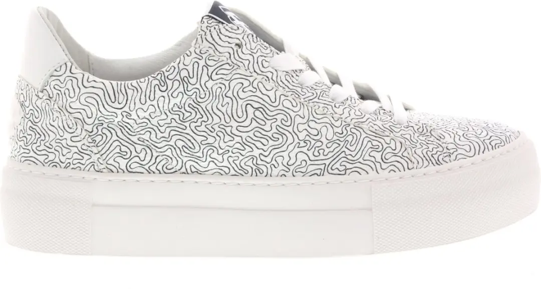 Dames Sneakers Floris Van Bommel Vinni 05.40 White Combi Wit