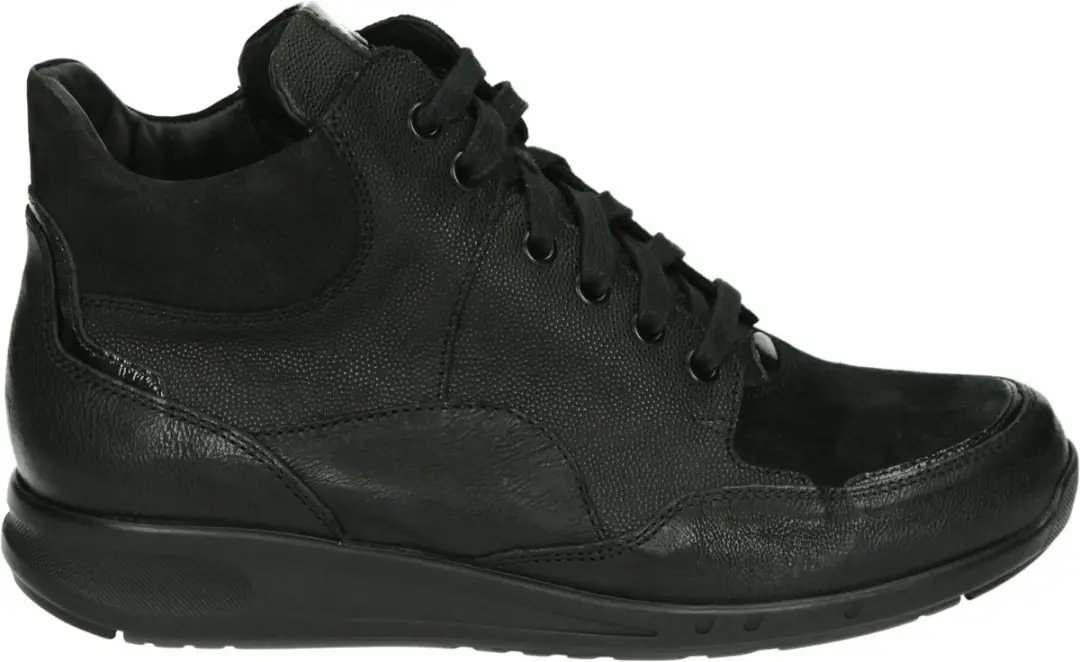 Durea 9735 K GO Hoge Sneakers - Zwart - Maat 38
