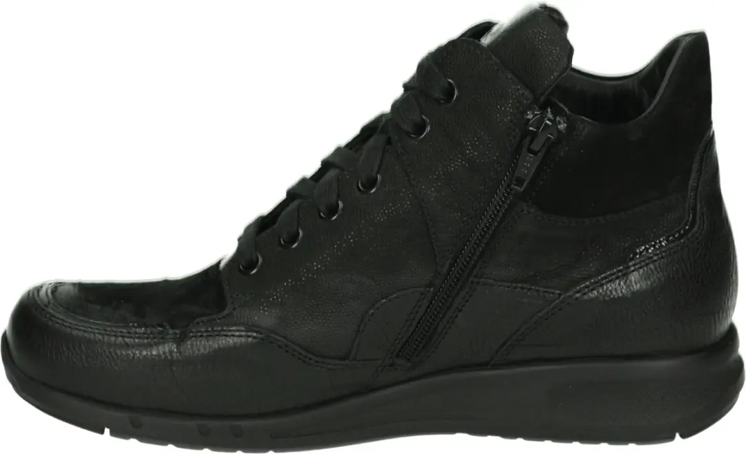 Durea 9735 K GO Hoge Sneakers - Zwart - Maat 38