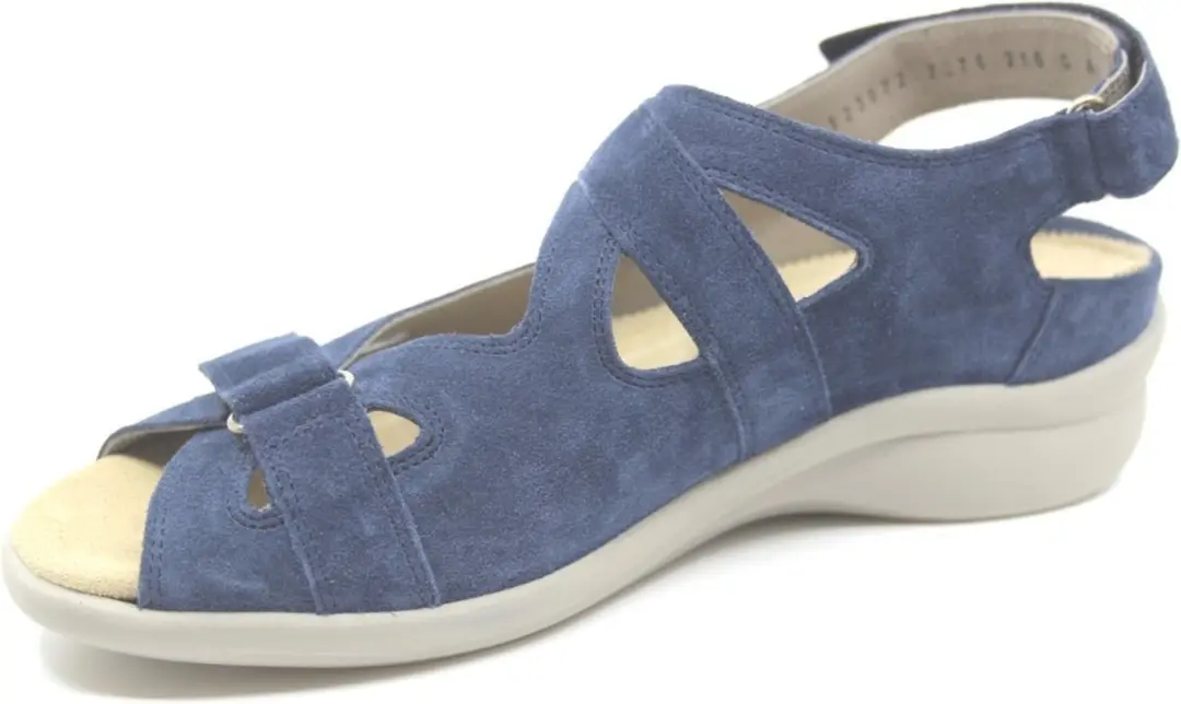Durea 7376 Dames Sandalen - Blauw