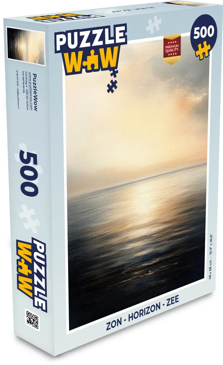 PuzzleWow Horizon Zee Legpuzzel 500 Stuks - 8721173242272