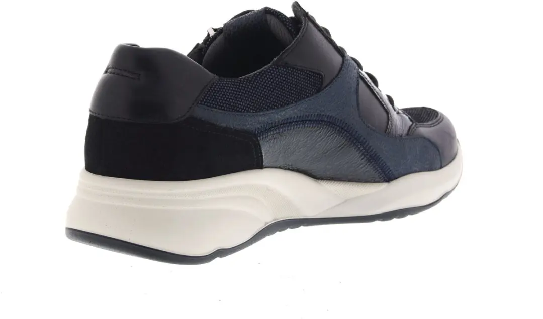 Durea 6318 H Dames Sneakers - Zwart/Blauw - Maat 40