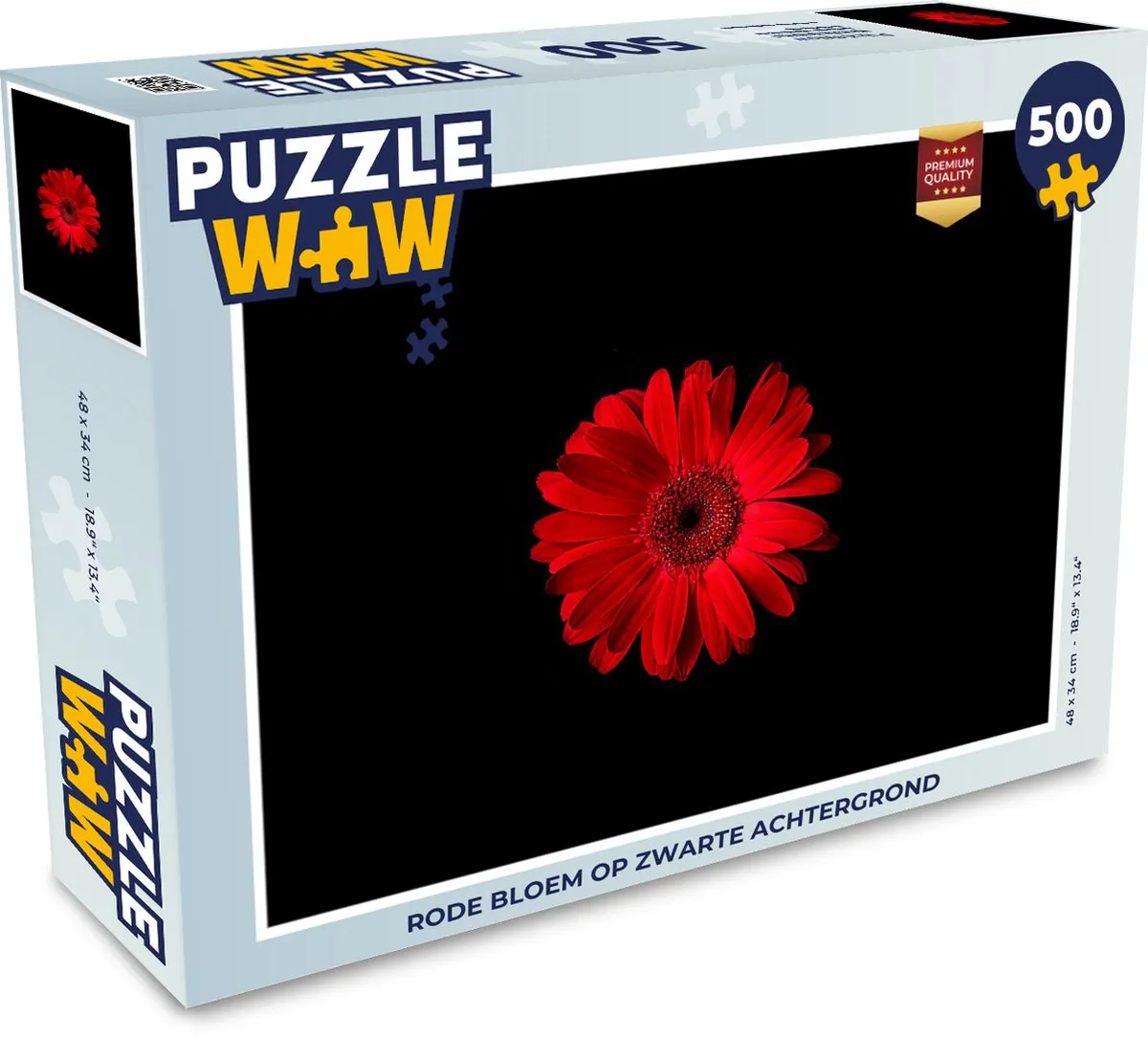 PuzzleWow Bloem Legpuzzel 500 Stuks - Multicolor