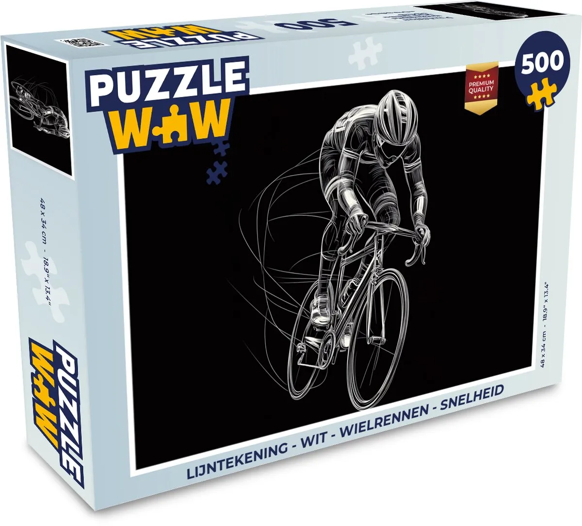 PuzzleWow Wielrenner Legpuzzel 500 Stuks