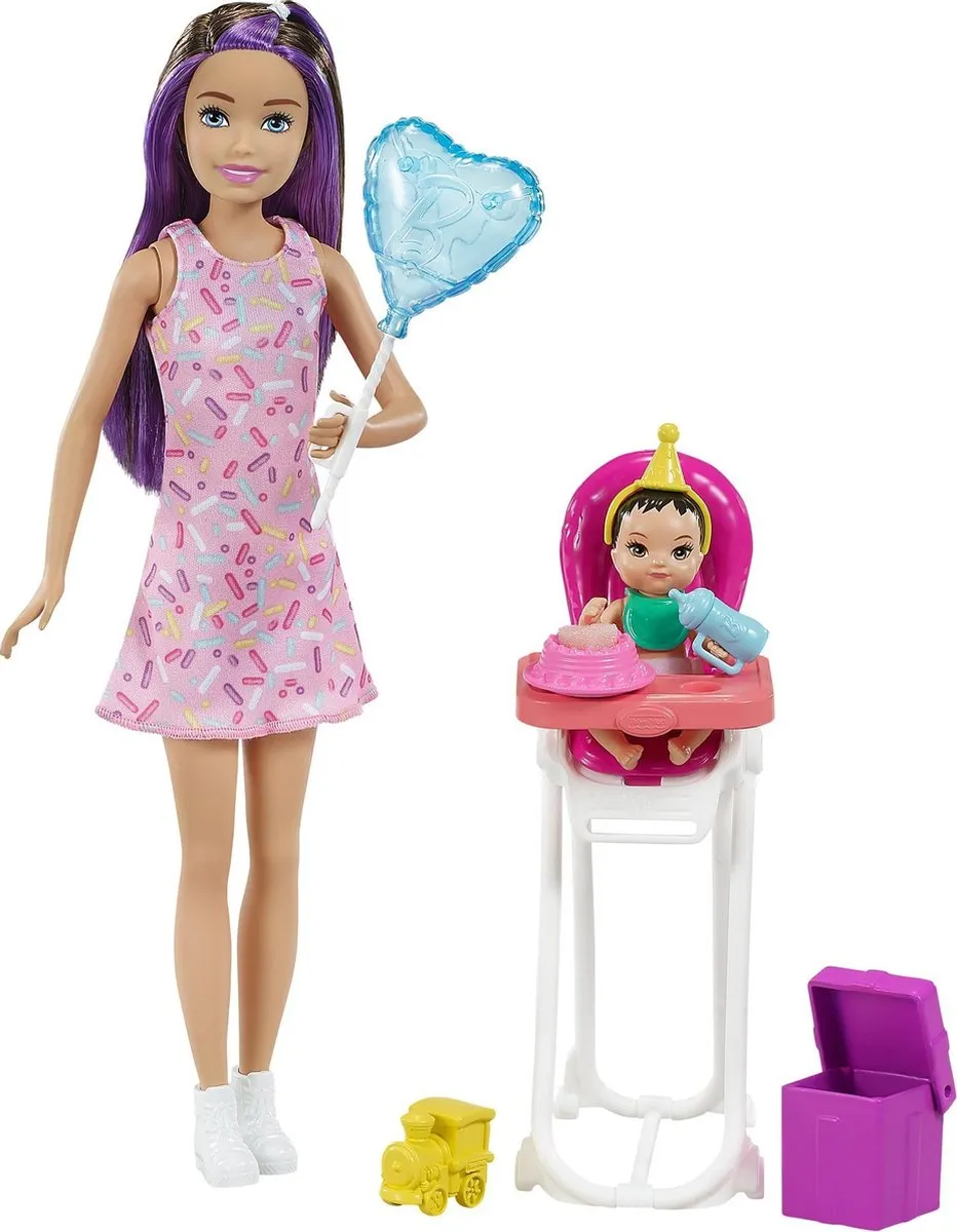 Barbie Skipper Babysitter Speelset GRP40 - Meerkleurig