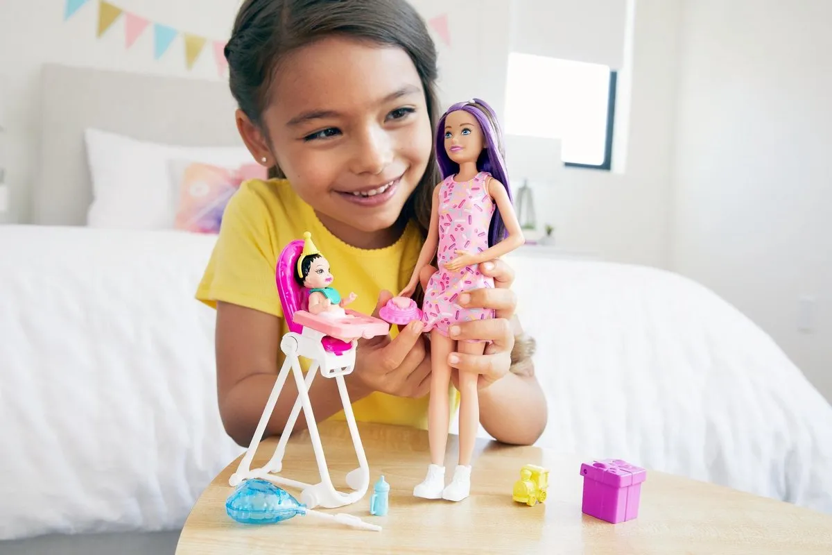 Barbie Skipper Babysitter Speelset GRP40 - Meerkleurig