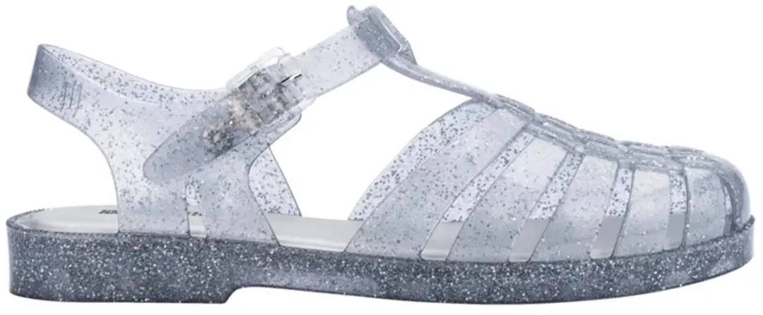 Melissa Possession Shiny Gelei Sandalen Blauw,Grijs EU 41-42