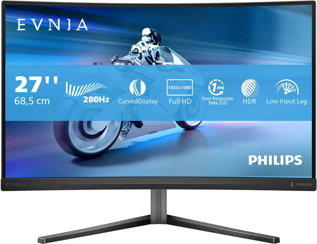 Philips Evnia 5000 27M2C5200W Curved Gaming Monitor 27"