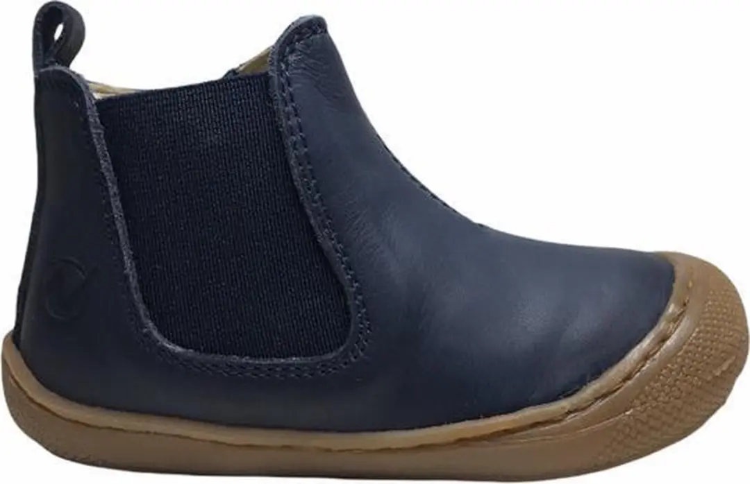Naturino rits elastiek effen bumper lederen chelsea laarsje Sally navy mt 20