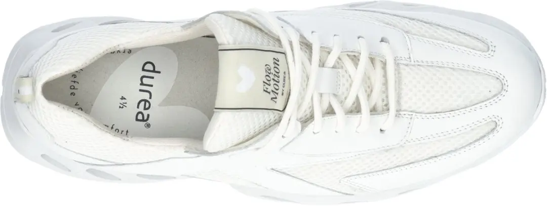 Durea 6309 H Flowmotion Lage Sneakers - Wit/Beige 40