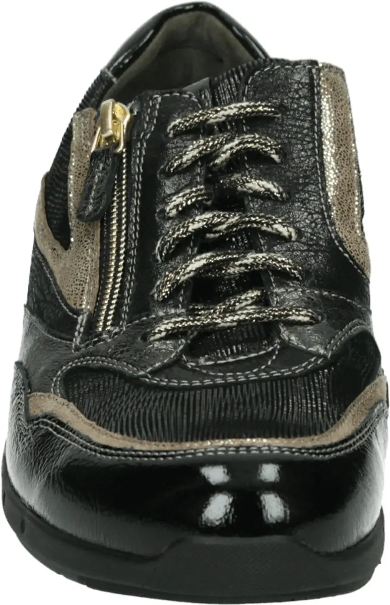 Durea 6306 K Lage Sneakers - Zwart 38.5