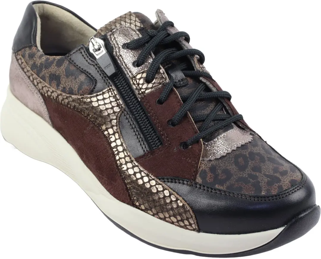 Durea 6318 K Dames Sneakers - Maat 39 - Zwart