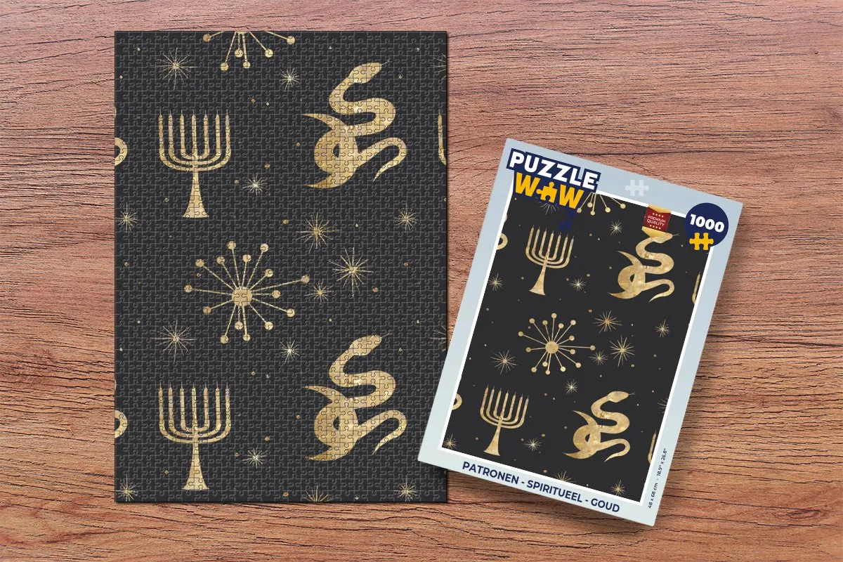 PuzzleWow Legpuzzel Spirituele Afbeeldingen 1000 Stuks - Multicolor