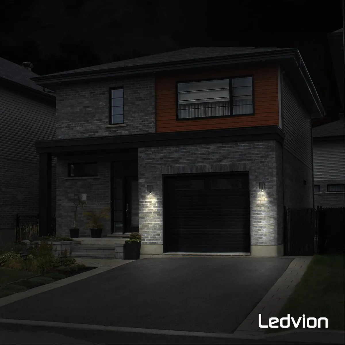 Ledvion Colorado LED Wandlamp GU10 35W - Zwart - afbeelding 6 van 6