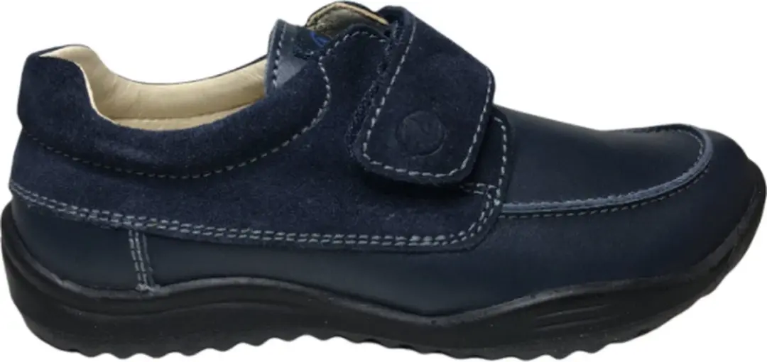 Naturino Mt 31 grote velcro klassieke lederen schoenen Urbino Navy