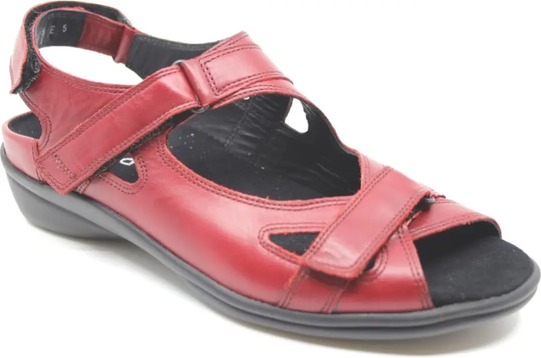 Durea 7258 215 3171 wijdte E Kleur: Rood ( Kers ) maat 6,5 ( 40 )