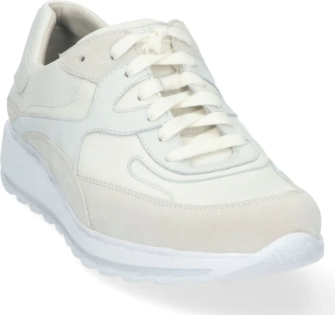 Durea 6272 H Lage Sneakers - Wit/Beige - Maat 37