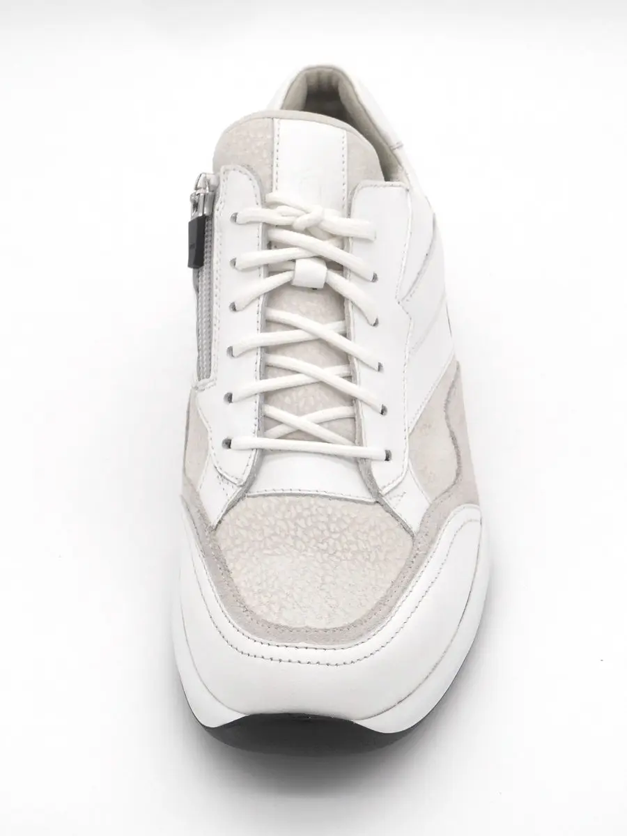 Durea Dames Veterschoen 6308-608-1662 - Wit/Combi - Maat 42