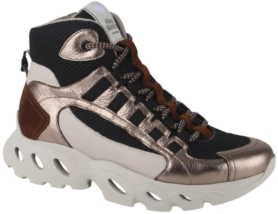 Durea 9831.605.1908-H dames veterboots sportief maat 38,5 (5,5) metallic