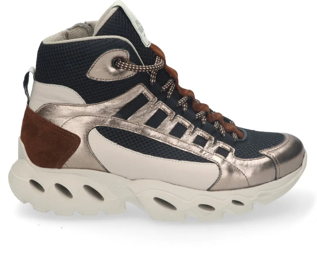 Durea 9831 H 605 1908 Dames Veterboots - 38,5 Metallic
