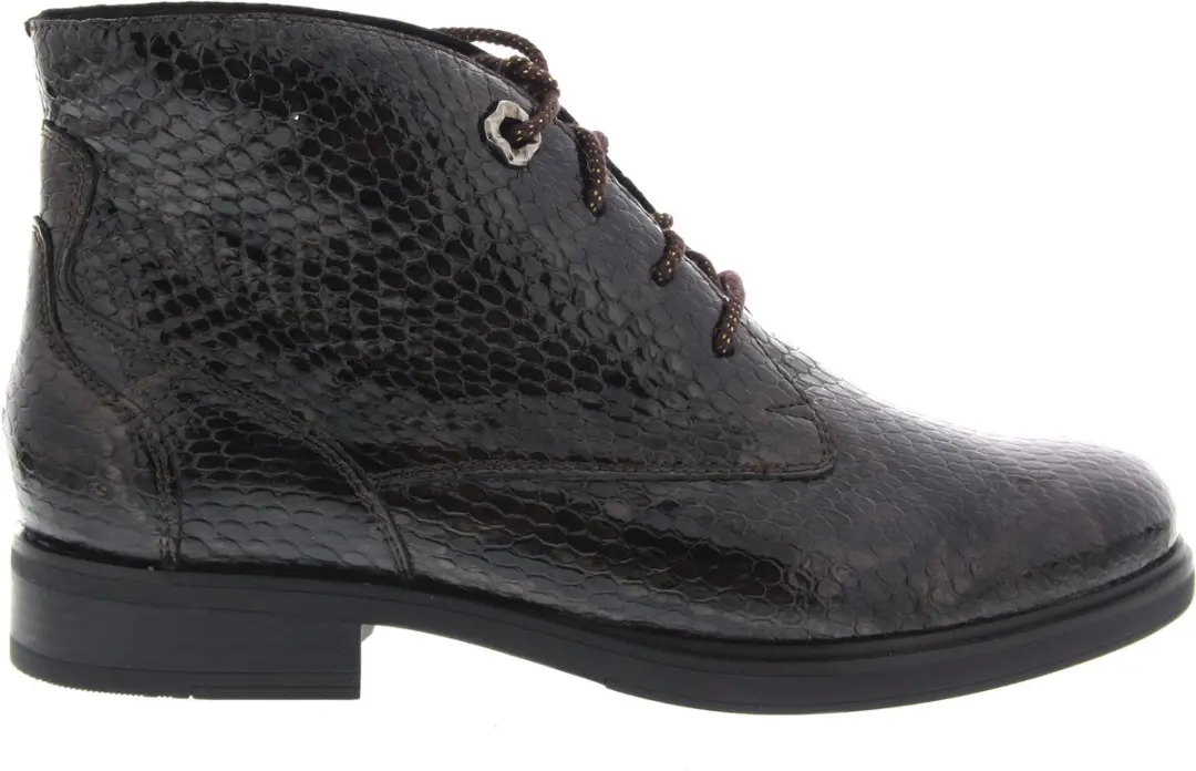 Dames Veterschoenen Durea 9840-838-2215 D Bruin Donkerbruin