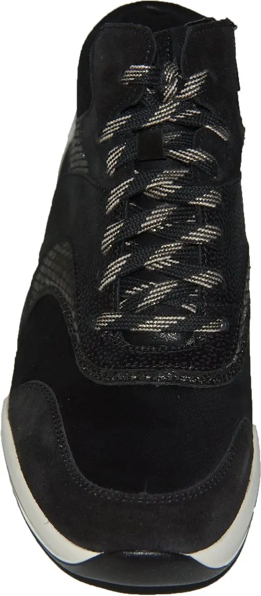 Durea 9835 Wijdte H Dames Veterboots 39 - Zwart
