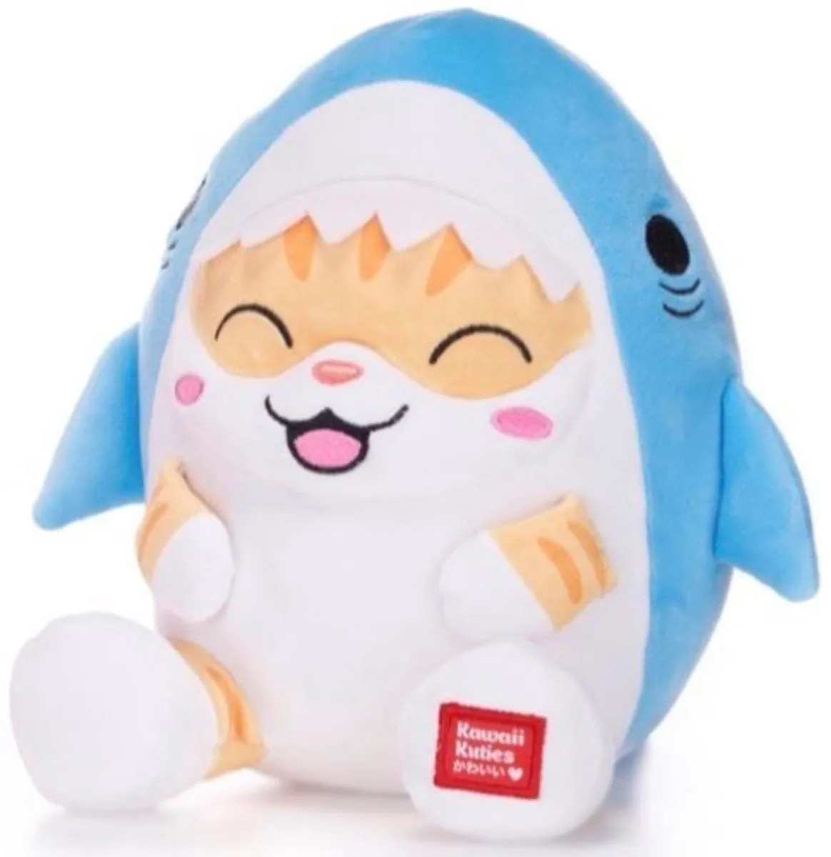 Topknuffels Kat in Haai Pyjama - 25cm