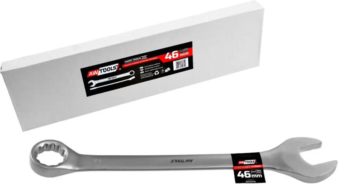 AWTools CrV Ringsleutel 46mm - DIN 3113 - Staal