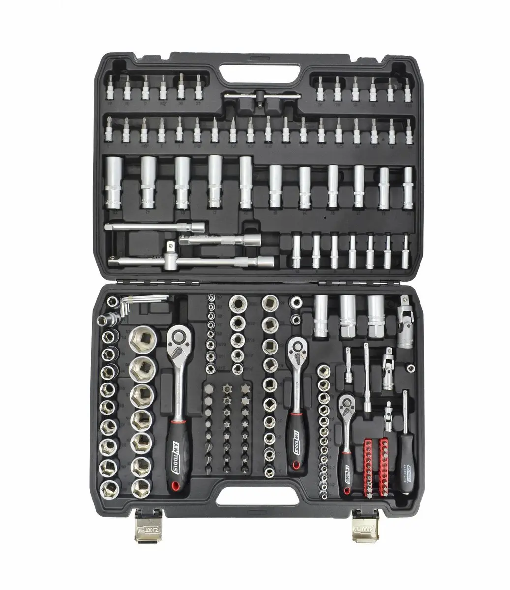 AWTOOLS Black Line Dopsleutelset 173-delig - Cr-V Staal - afbeelding 2 van 2