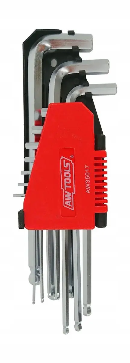 AWTOOLS Inbussleutelset 10-delige Cone Cup