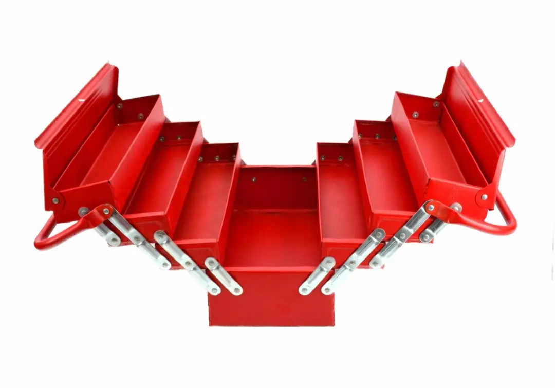 AWTOOLS Gereedschapskist Metaal AW30988 - 7 Delen - Rood